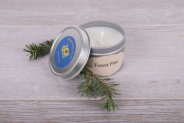 forest pine scented candle