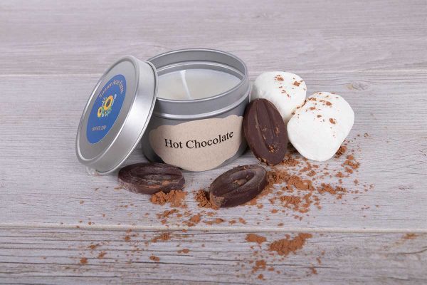 hot chocolate scented candle