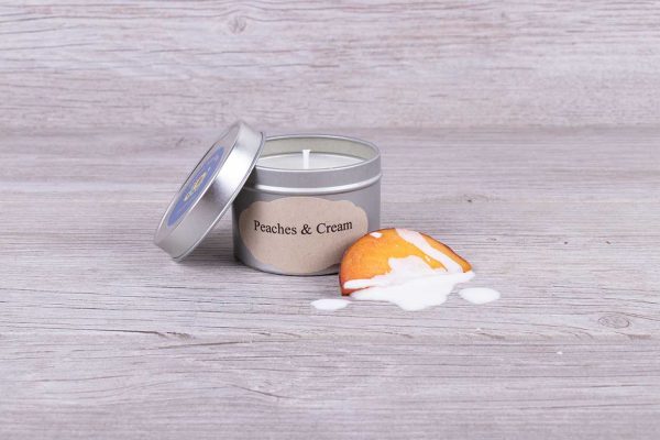 Peaches & Cream scented candle