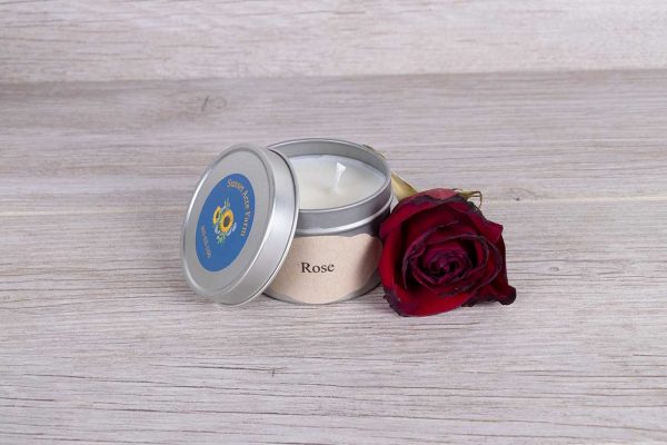 rose candle