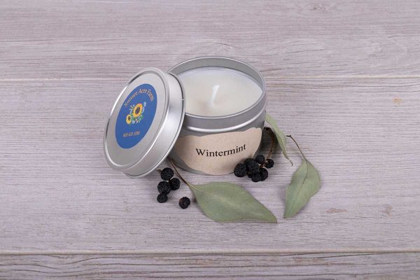 wintermint scented candle